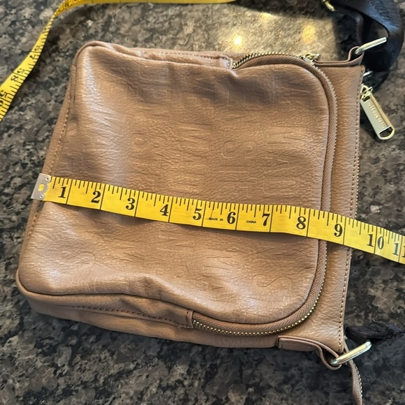Steve Madden tan leather crossbody EUC - Picture 7 of 14